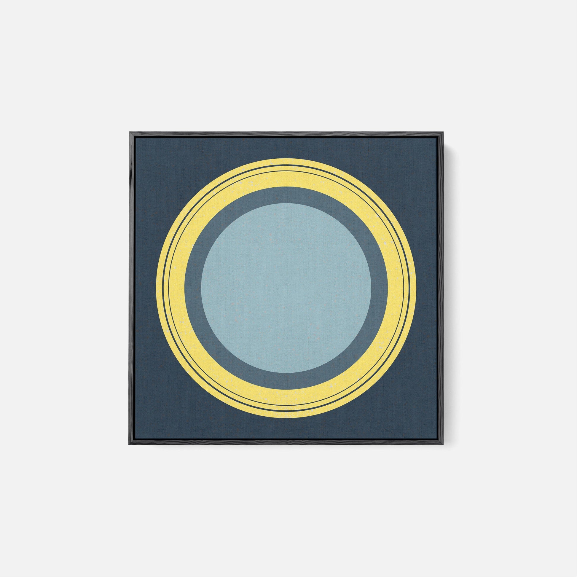 Floater Frame Circle VIII-Canvas Wall Art-The Design Craft