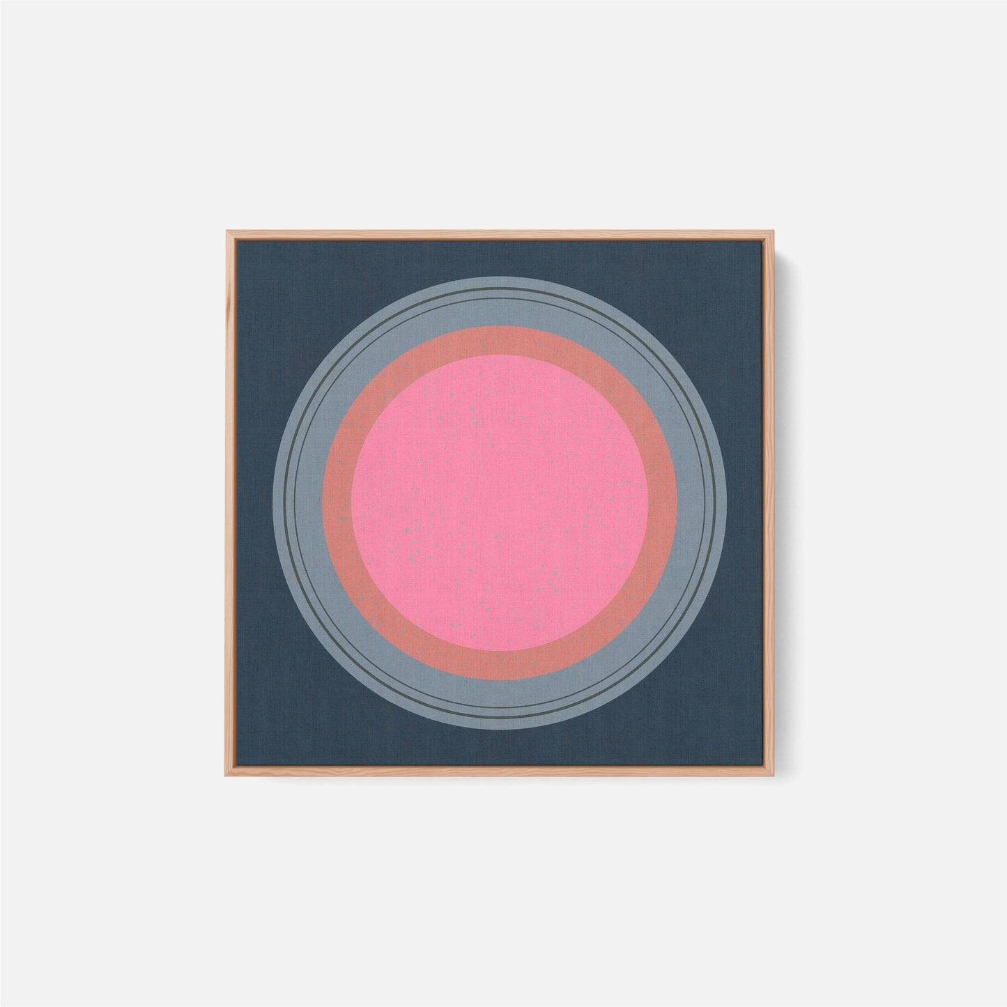 Floater Frame Circle XI-Canvas Wall Art-The Design Craft