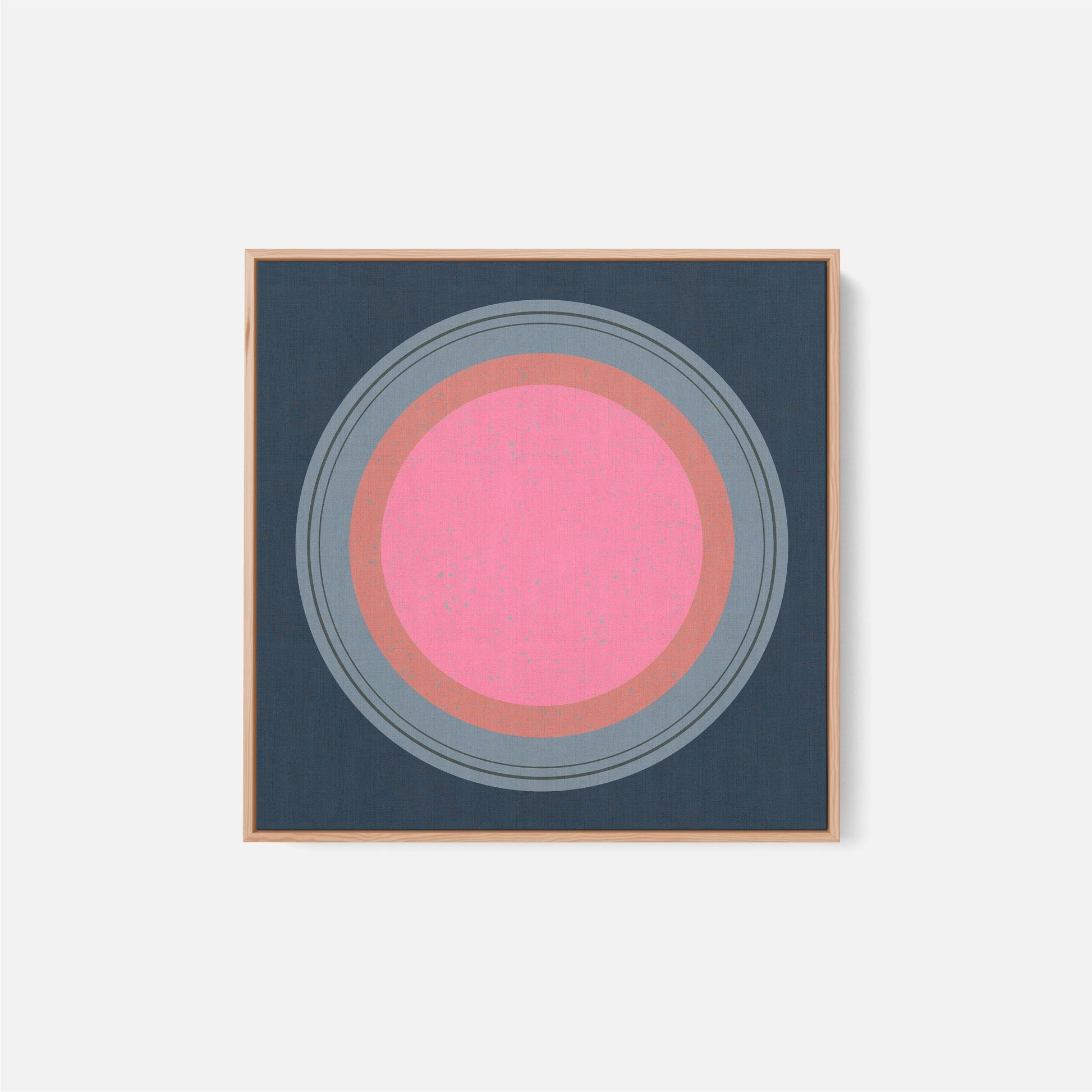 Floater Frame Circle XI-Canvas Wall Art-The Design Craft