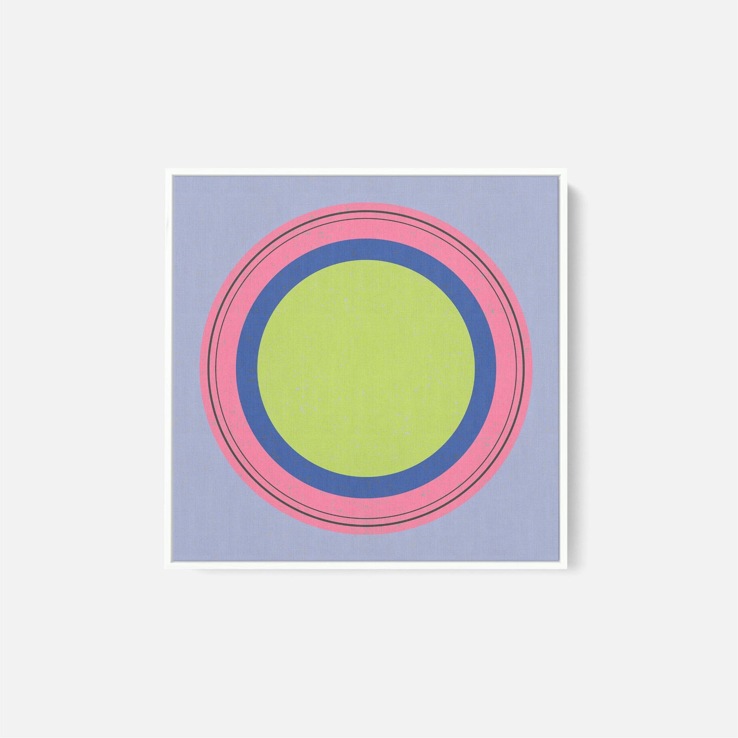 Floater Frame Circle XIX-Canvas Wall Art-The Design Craft