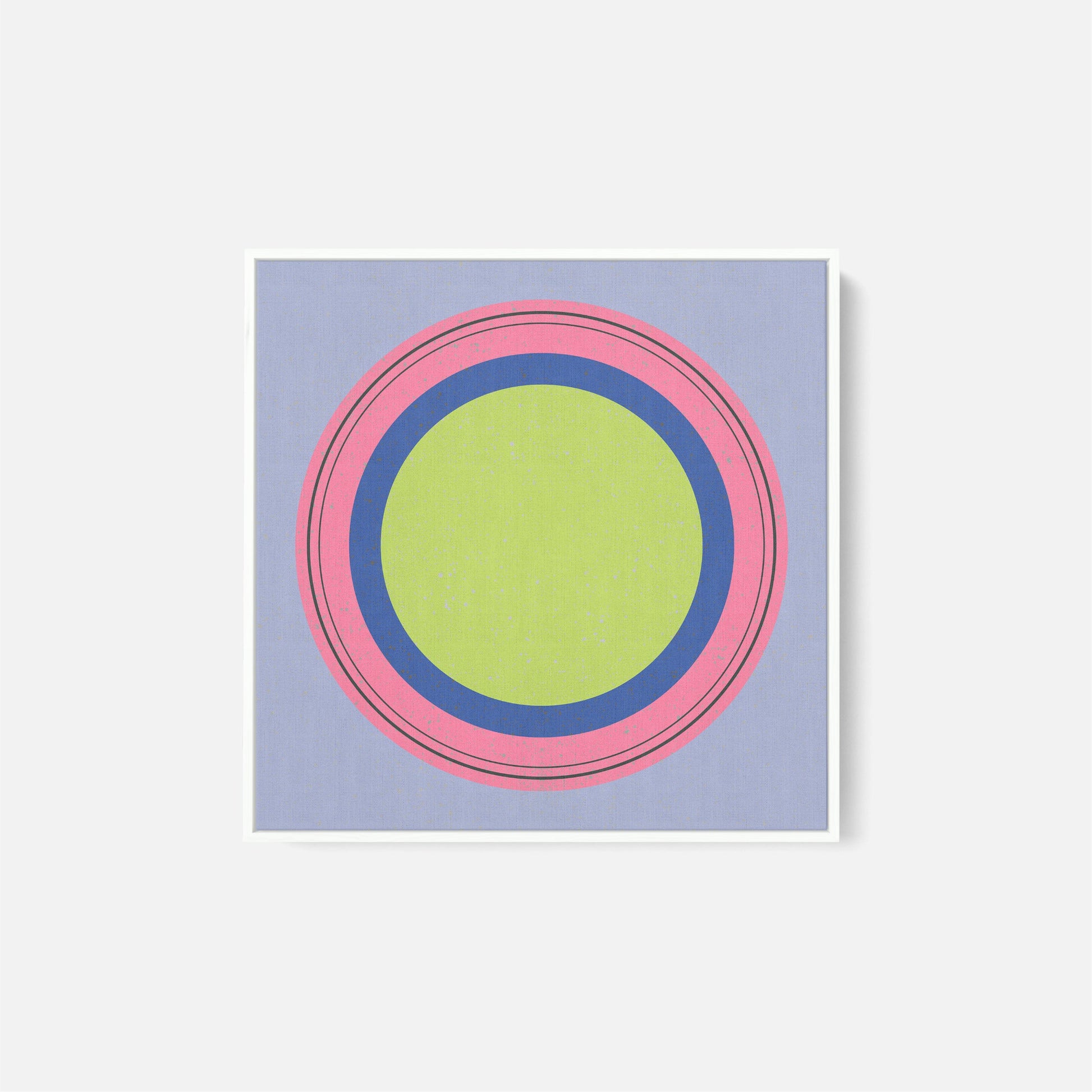 Floater Frame Circle XIX-Canvas Wall Art-The Design Craft