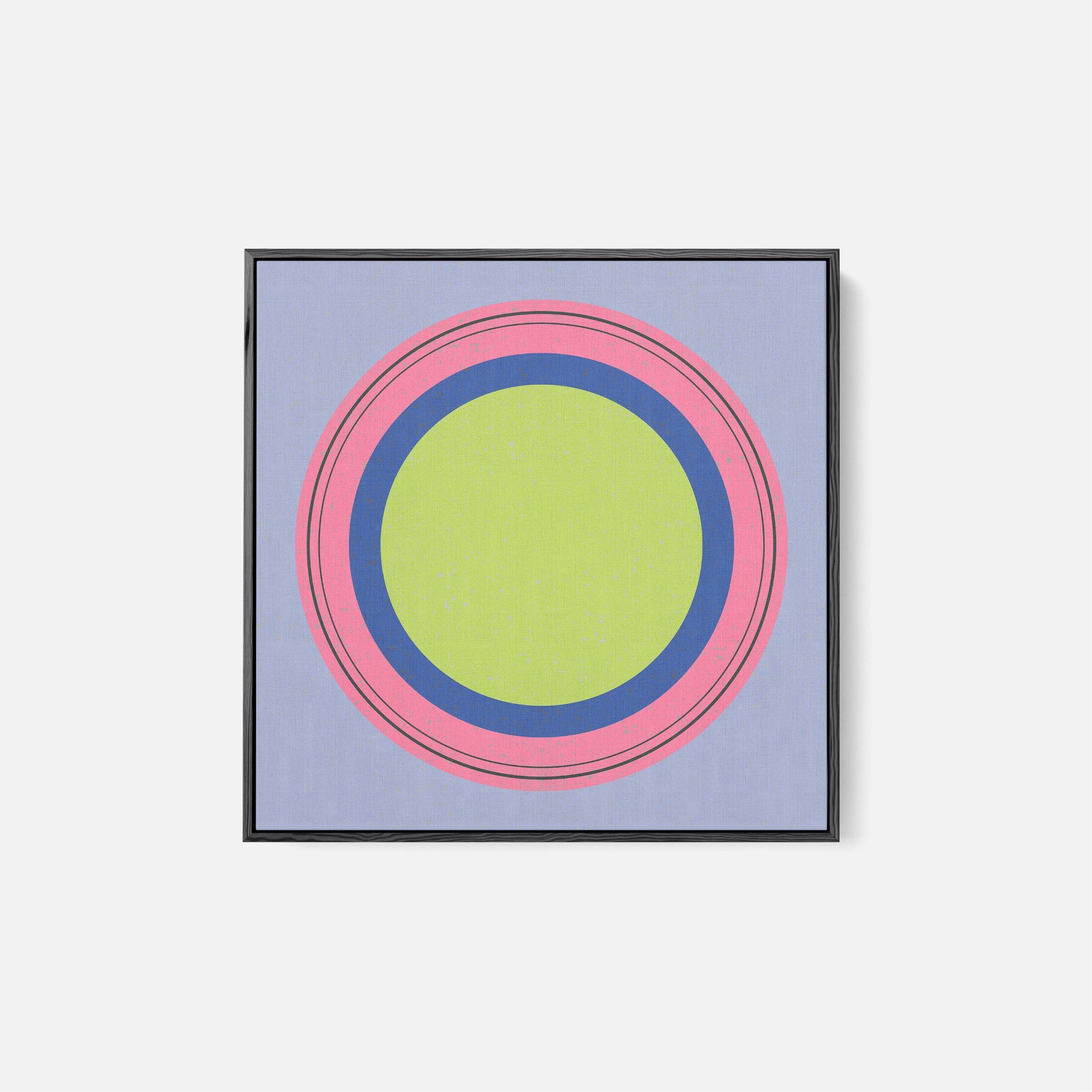 Floater Frame Circle XIX-Canvas Wall Art-The Design Craft