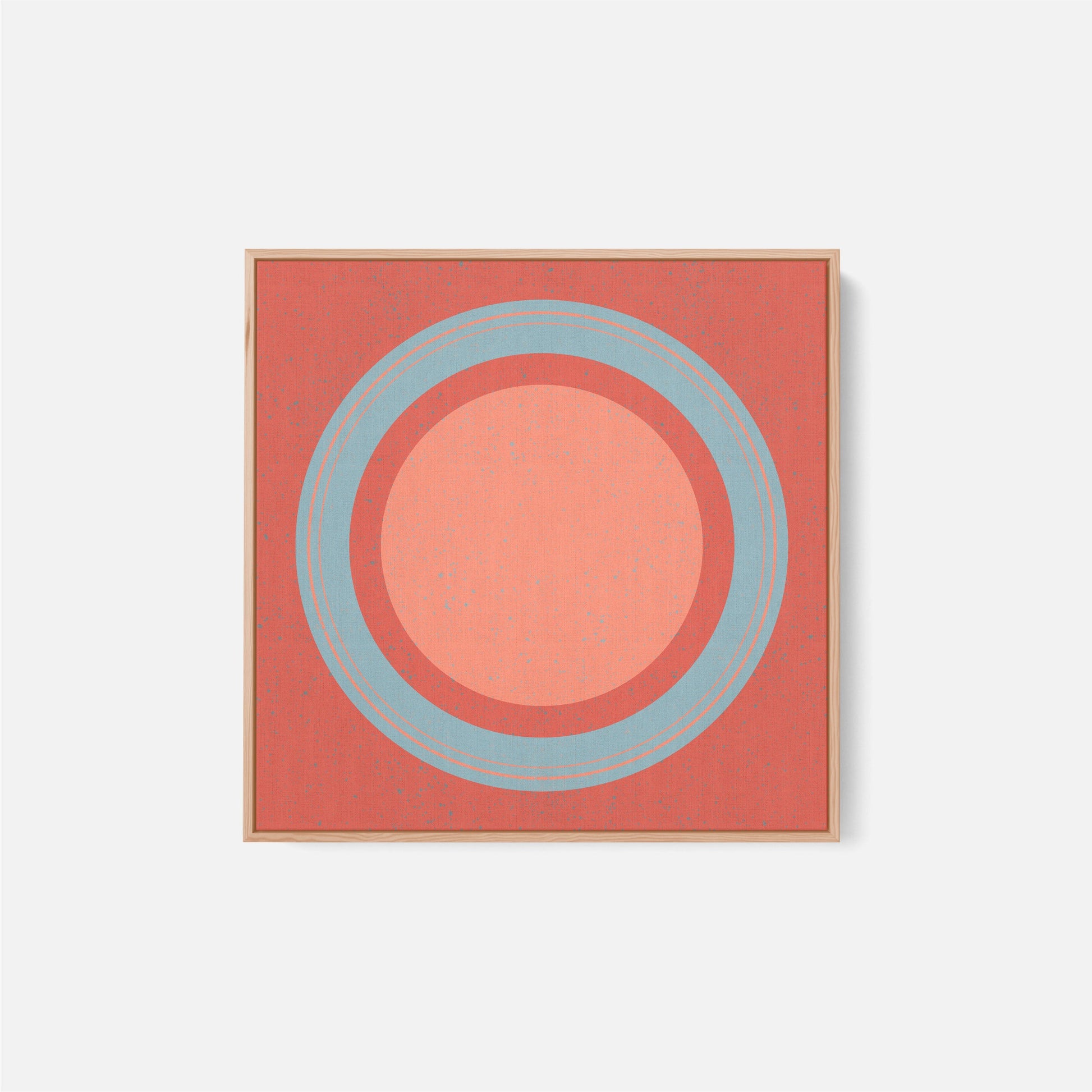 Floater Frame Circle XV-Canvas Wall Art-The Design Craft