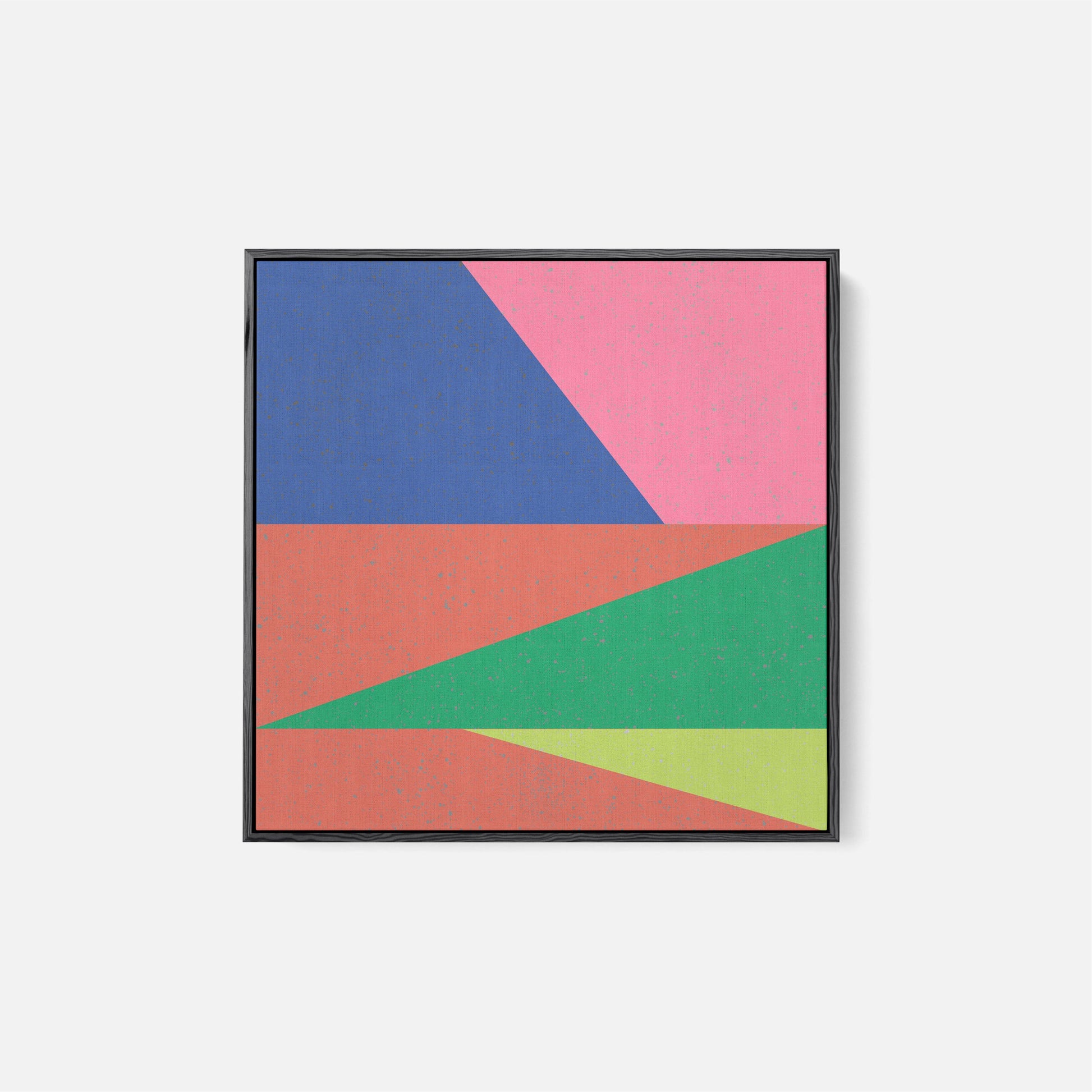 Floater Frame Color Block IV-Canvas Wall Art-The Design Craft