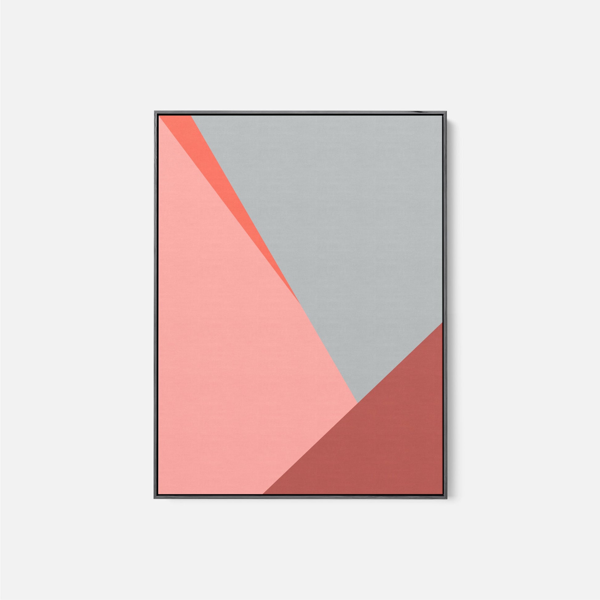 Floater Frame Geo Color Block-Canvas Wall Art-The Design Craft