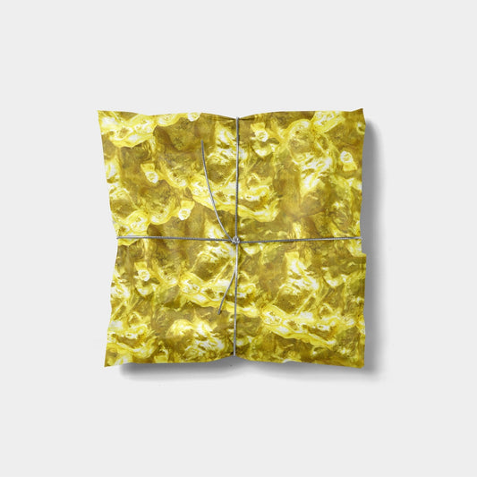 Fool's Gold (Pyrite) Gift Wrap-Gift Wrapping-The Design Craft