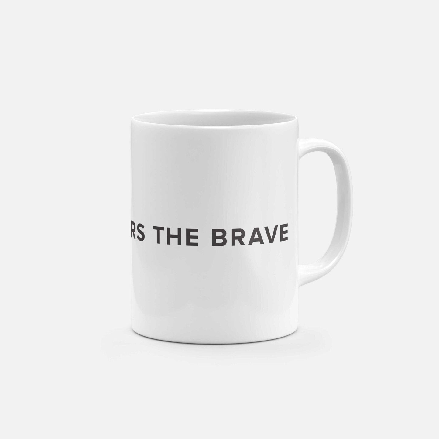 Fortune Favors the Brave 11oz Mug-The Design Craft