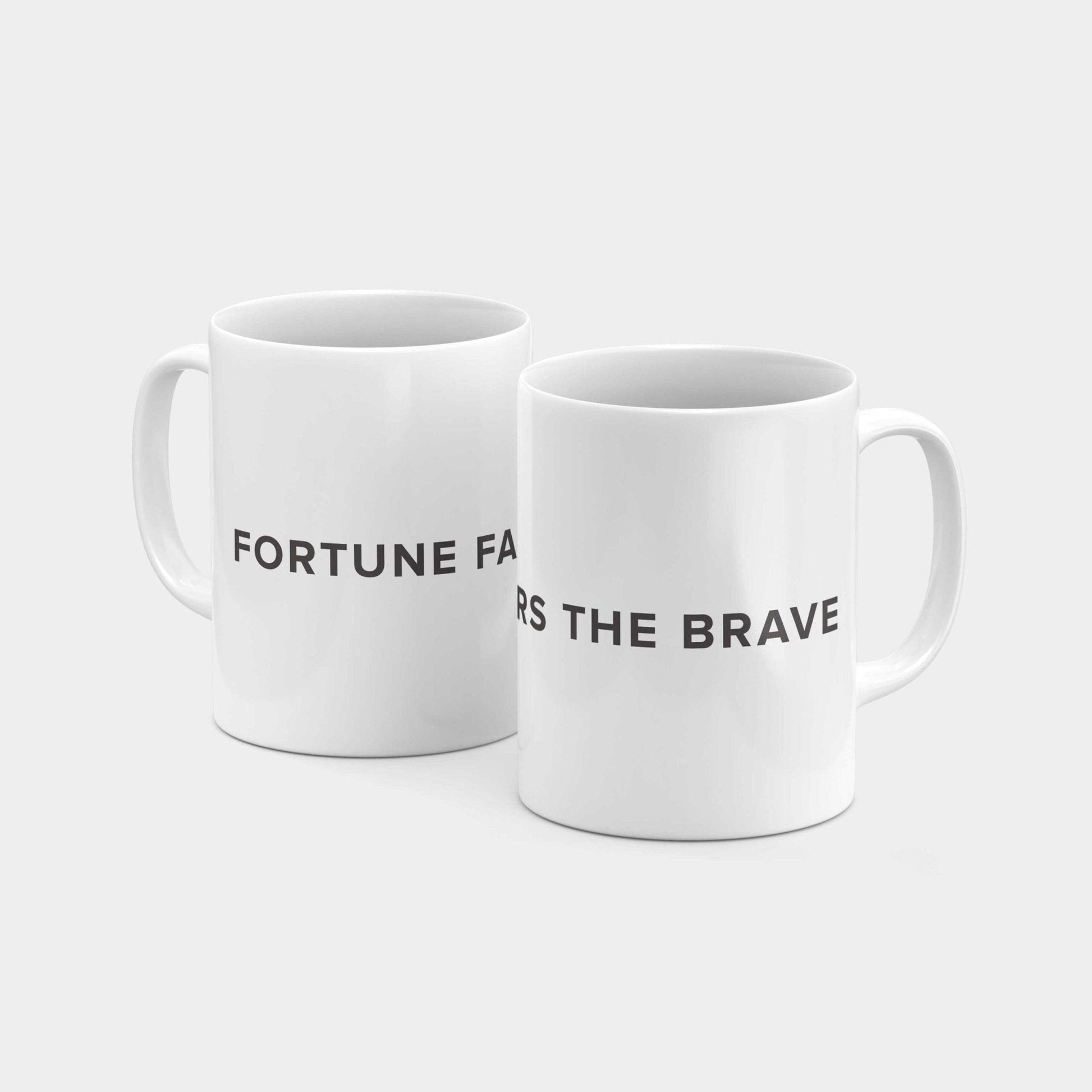 Fortune Favors the Brave 11oz Mug-The Design Craft