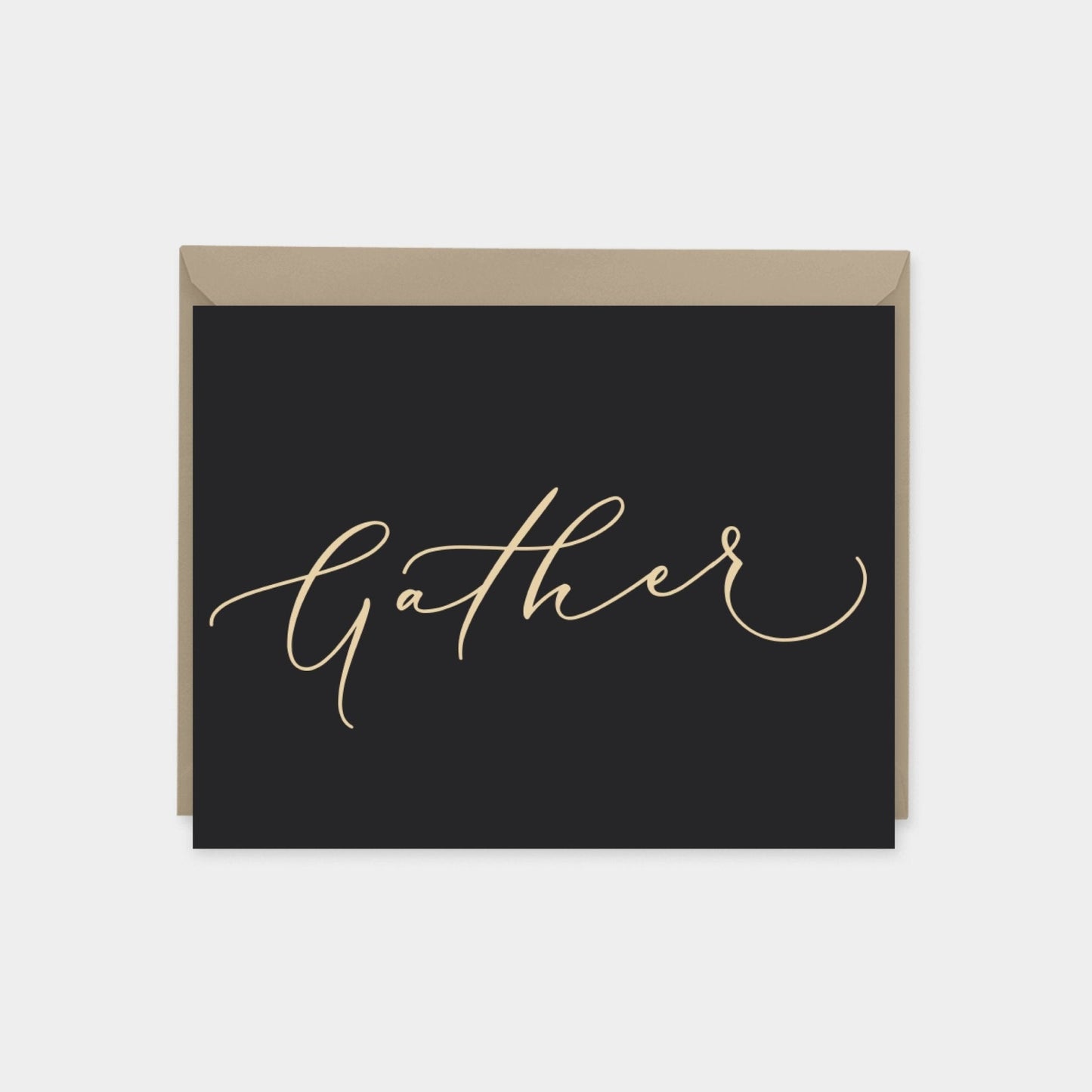 Gather Cards, Party Invitation Cards-Greeting & Note Cards-The Design Craft