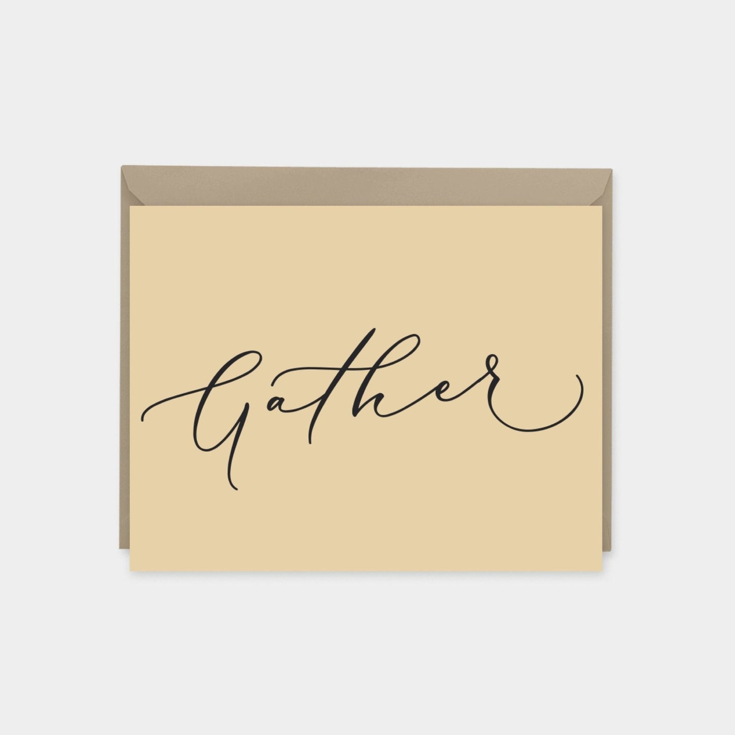 Gather Cards, Party Invitation Cards,-Greeting & Note Cards-The Design Craft