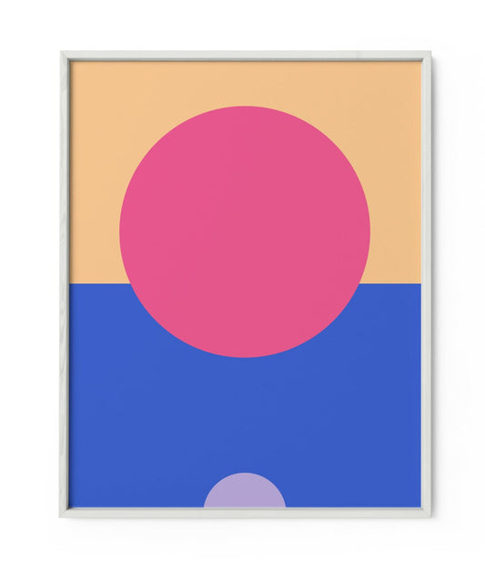 Geo Circle Art Print II-The Design Craft