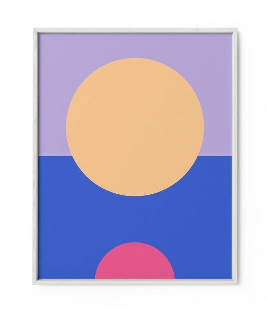 Geo Circle Art Print III-Art-The Design Craft