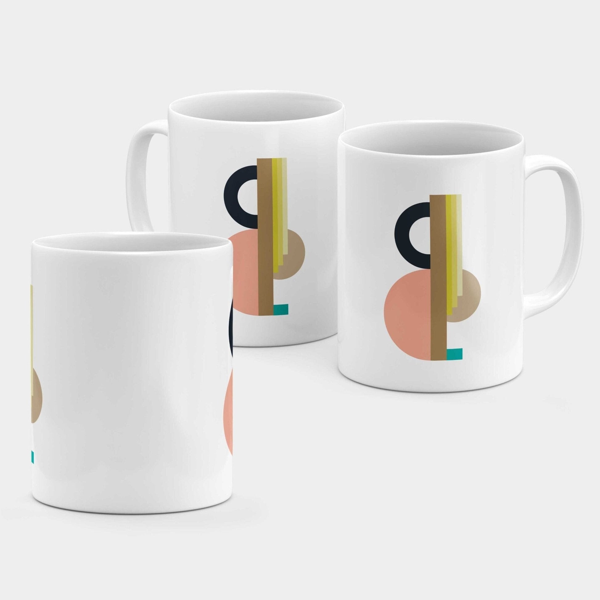 Geo Deco 11 Oz Mug II-The Design Craft