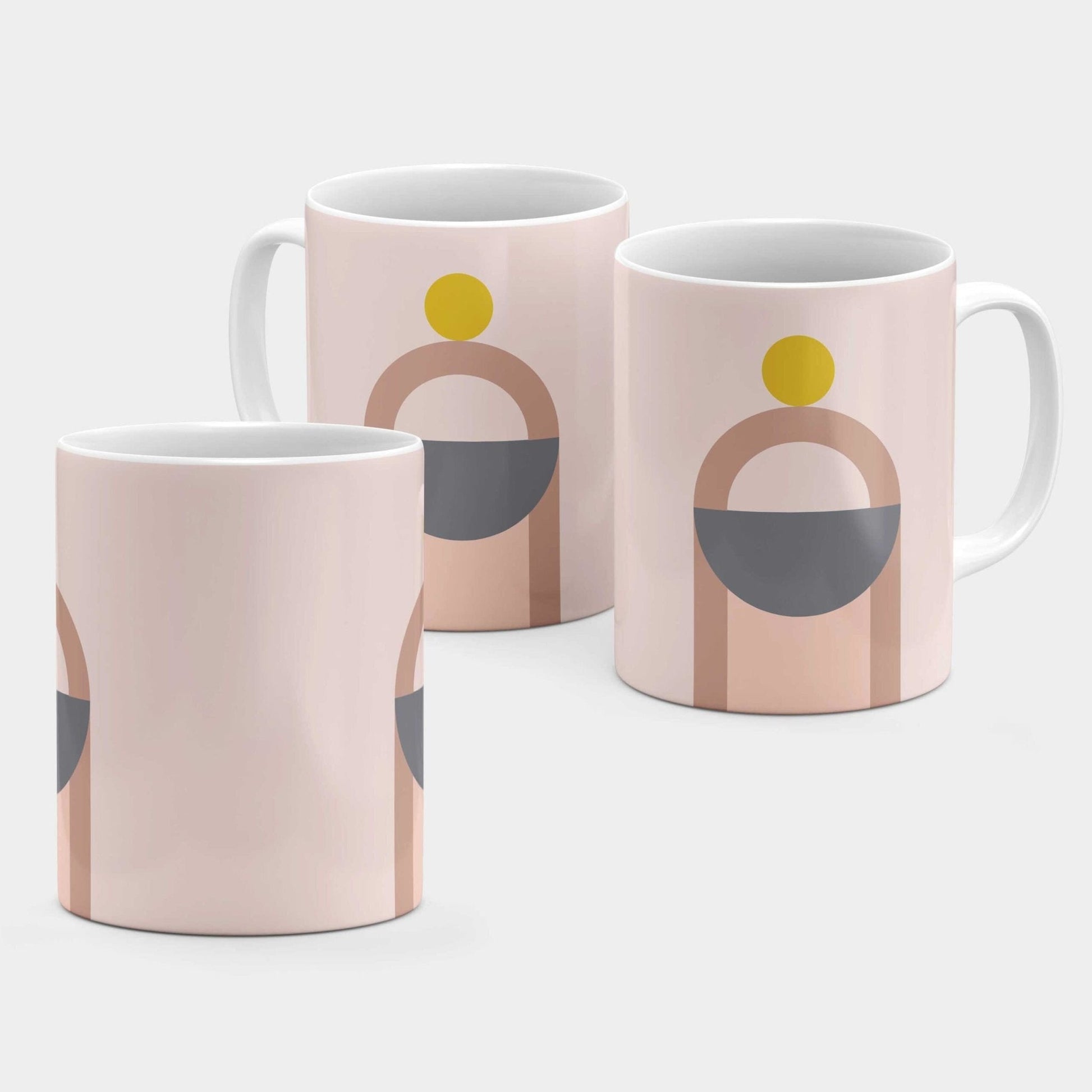 Geo Deco 11 Oz Mug III-The Design Craft