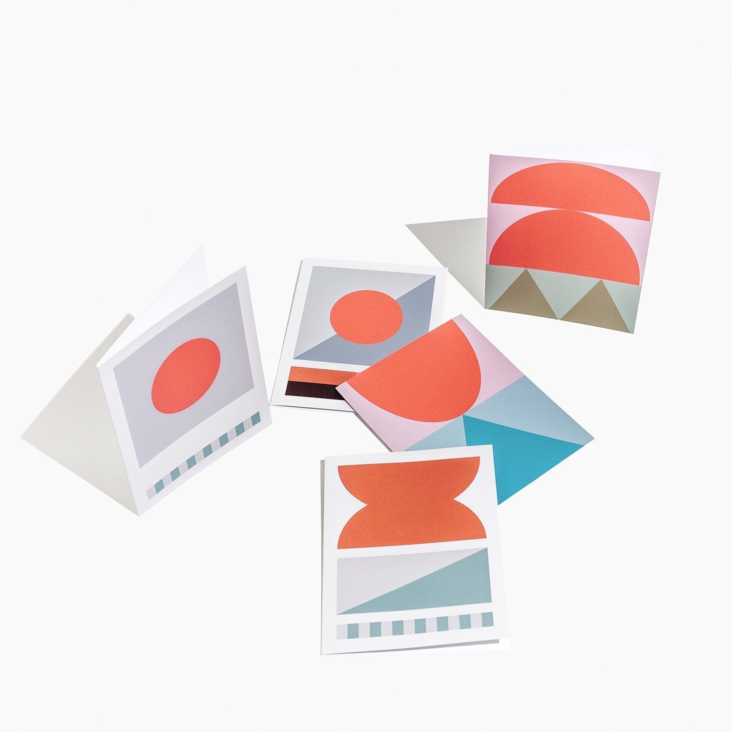 Geo Deco Card XV-Greeting & Note Cards-The Design Craft