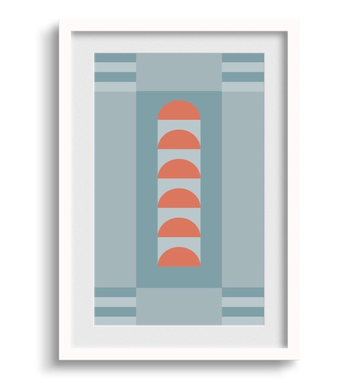 Geo Modern Art Print II-Art-The Design Craft