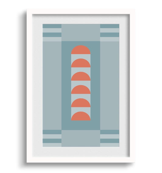 Geo Modern Art Print II-The Design Craft