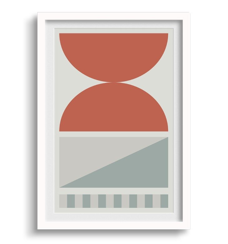 Geo Modern Art Print V-Art-The Design Craft