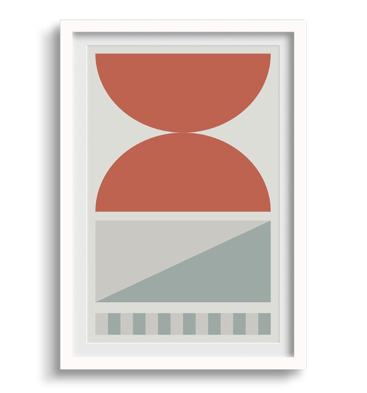 Geo Modern Art Print V-The Design Craft