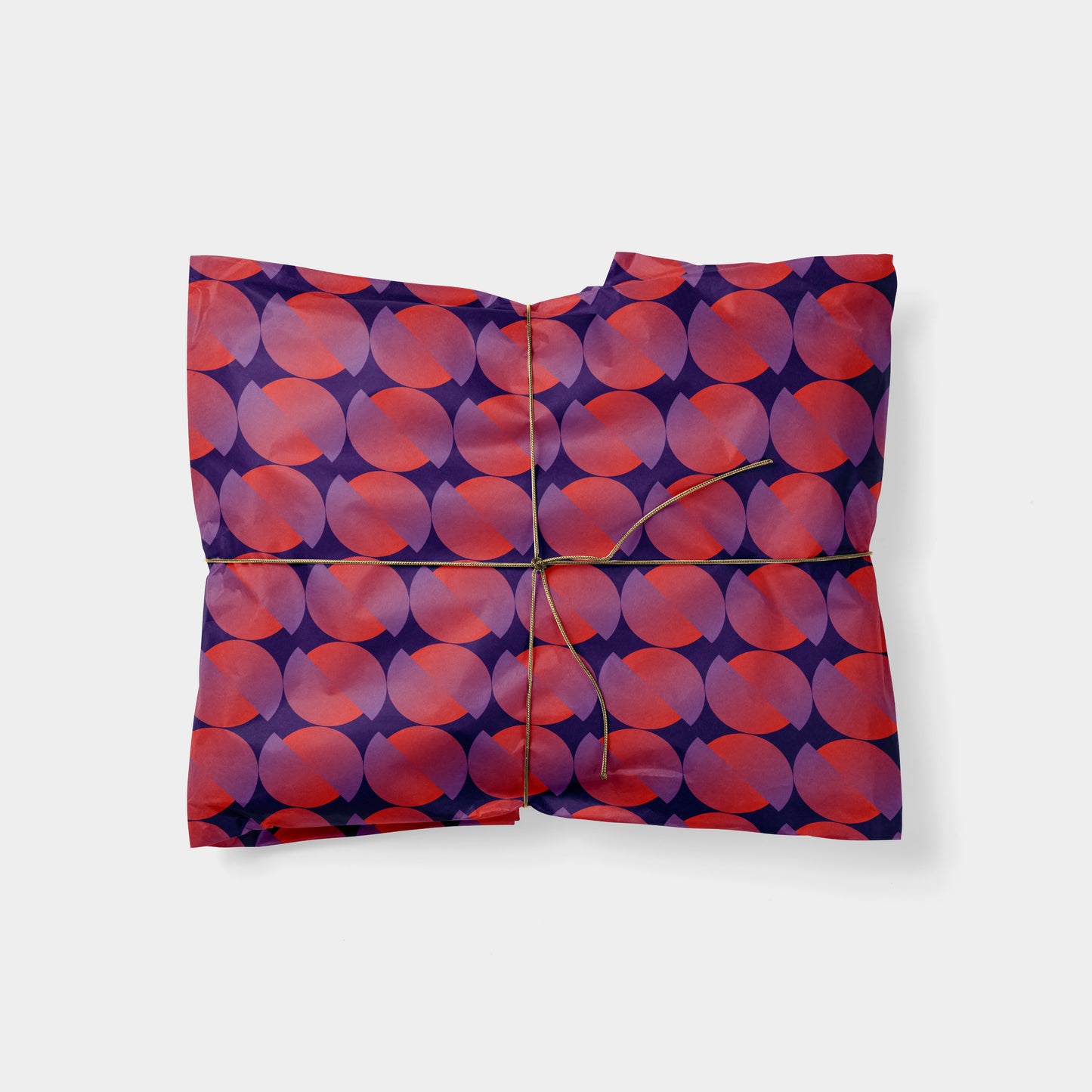 Geo Slice Gradient Tiles Gift Wrap