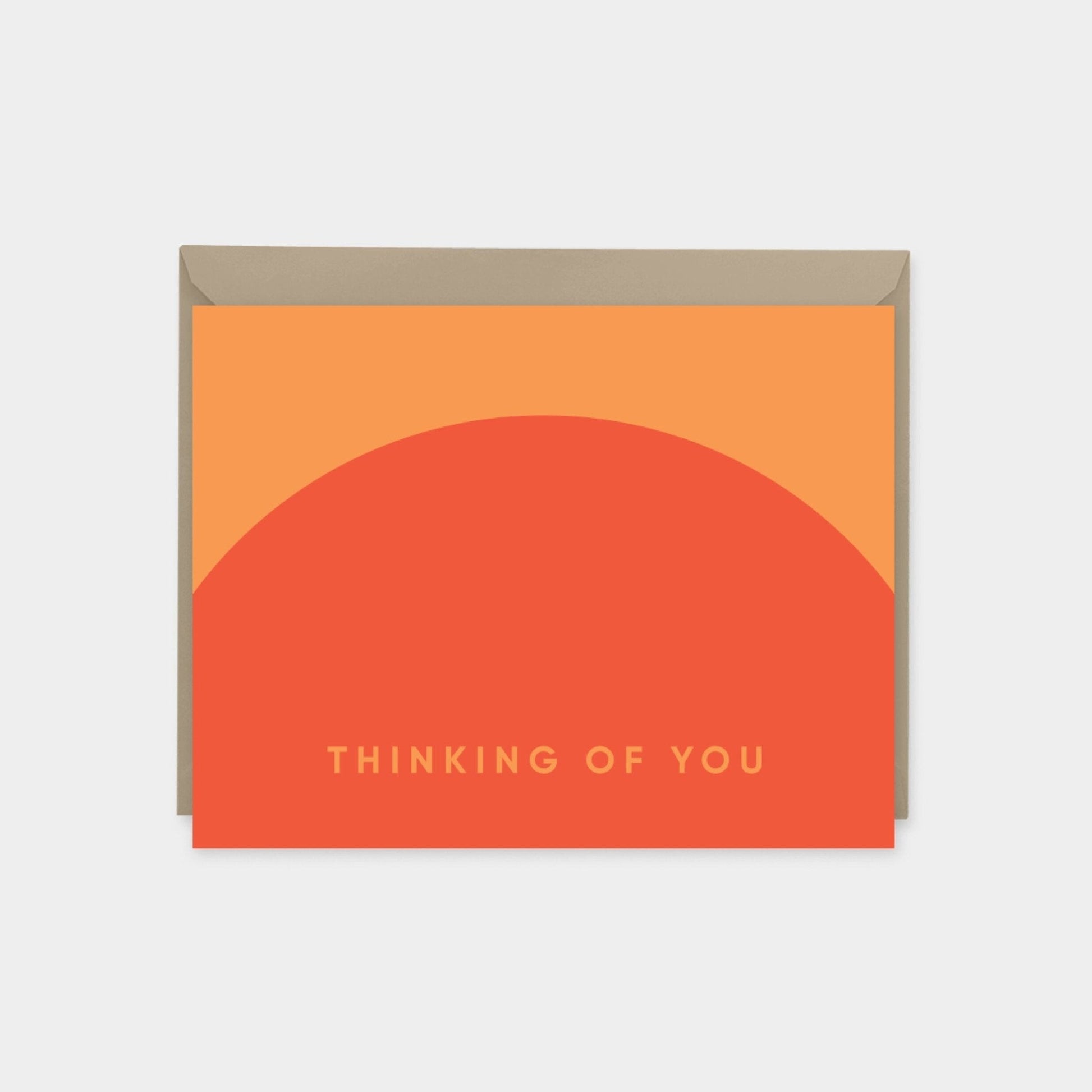 Geo Thinking of You Card, Colorful-Greeting & Note Cards-The Design Craft