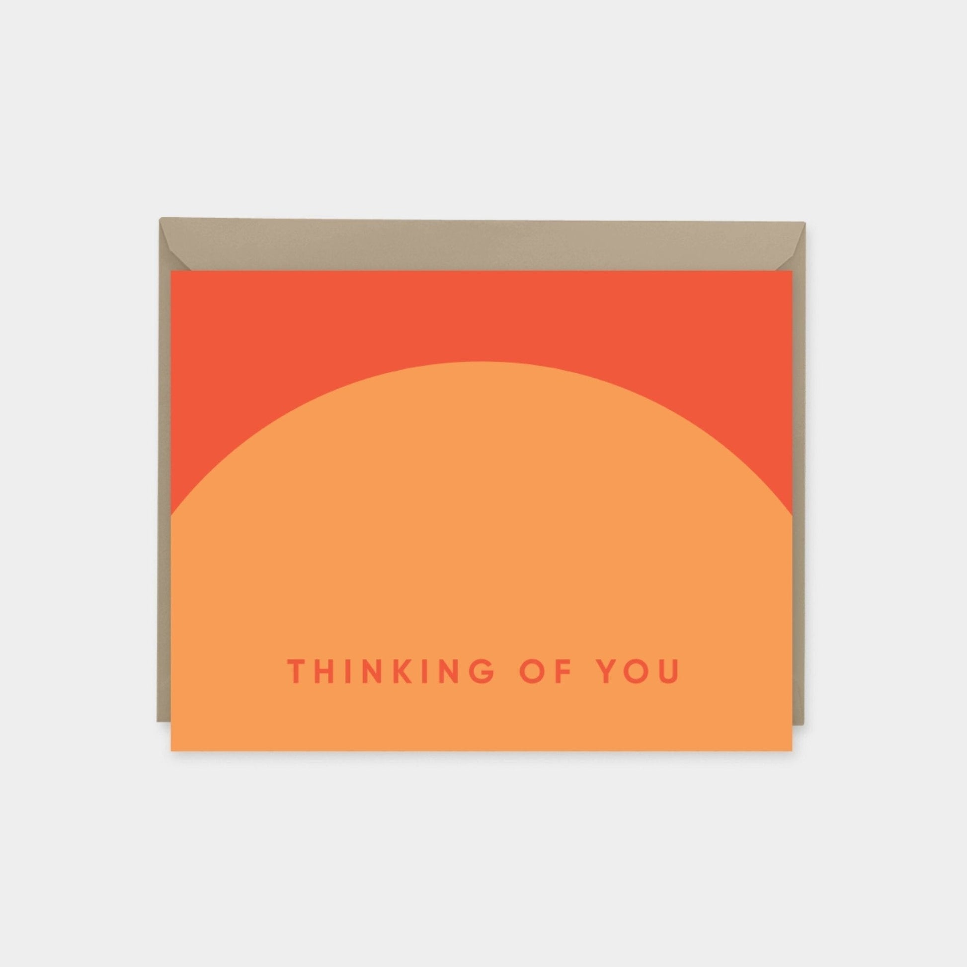 Geo Thinking of You Card, Colorful-Greeting & Note Cards-The Design Craft