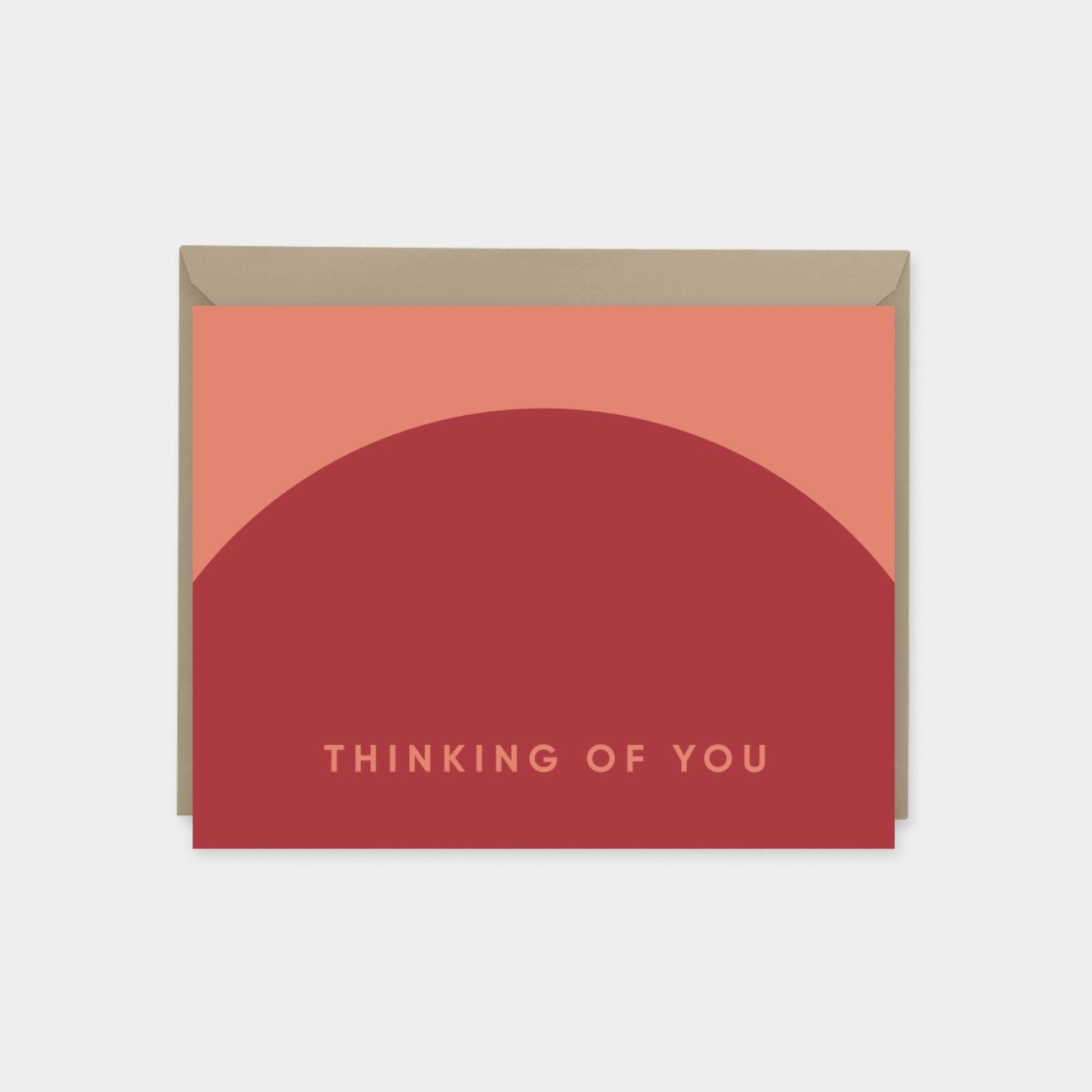 Geo Thinking of You Card II, Geometric-Greeting & Note Cards-The Design Craft