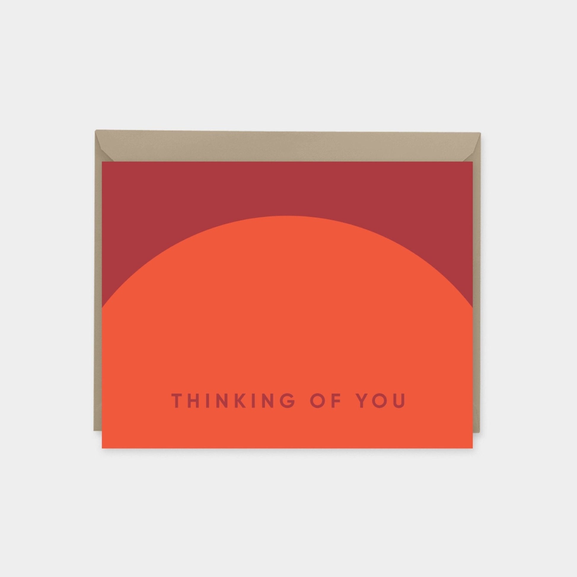 Geo Thinking of You Card III, Geometric-Greeting & Note Cards-The Design Craft