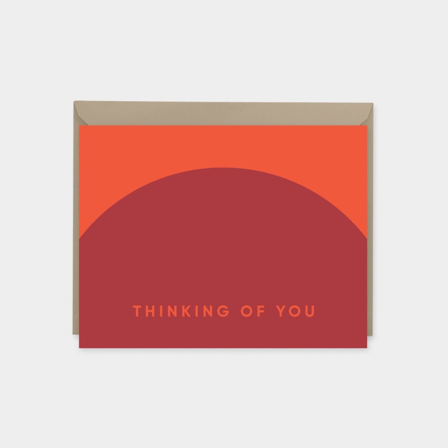 Geo Thinking of You Card IV, Geometric-Greeting & Note Cards-The Design Craft