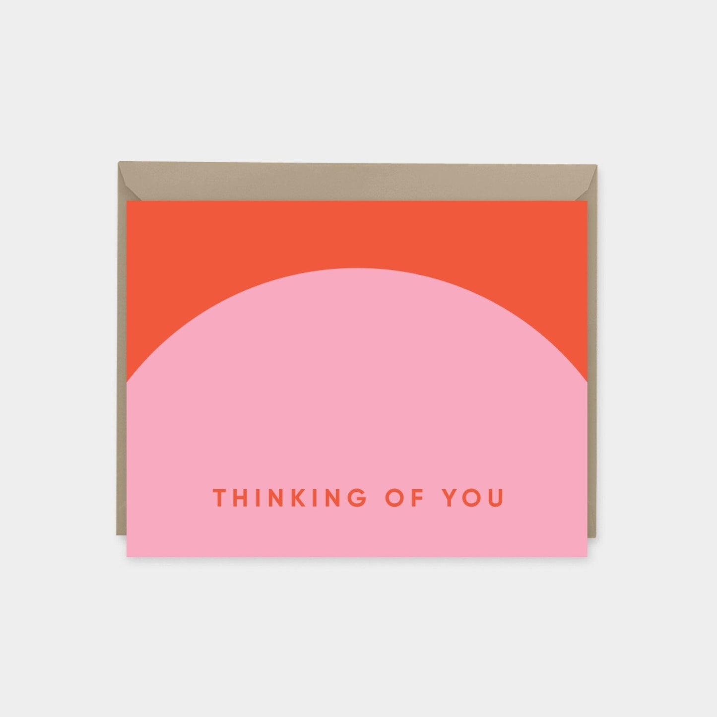 Geo Thinking of You Card VI, Colorful-Greeting & Note Cards-The Design Craft