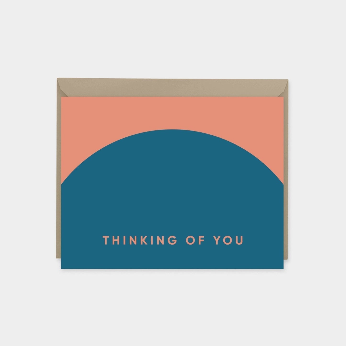 Geo Thinking of You Card VI, Geometric-Greeting & Note Cards-The Design Craft