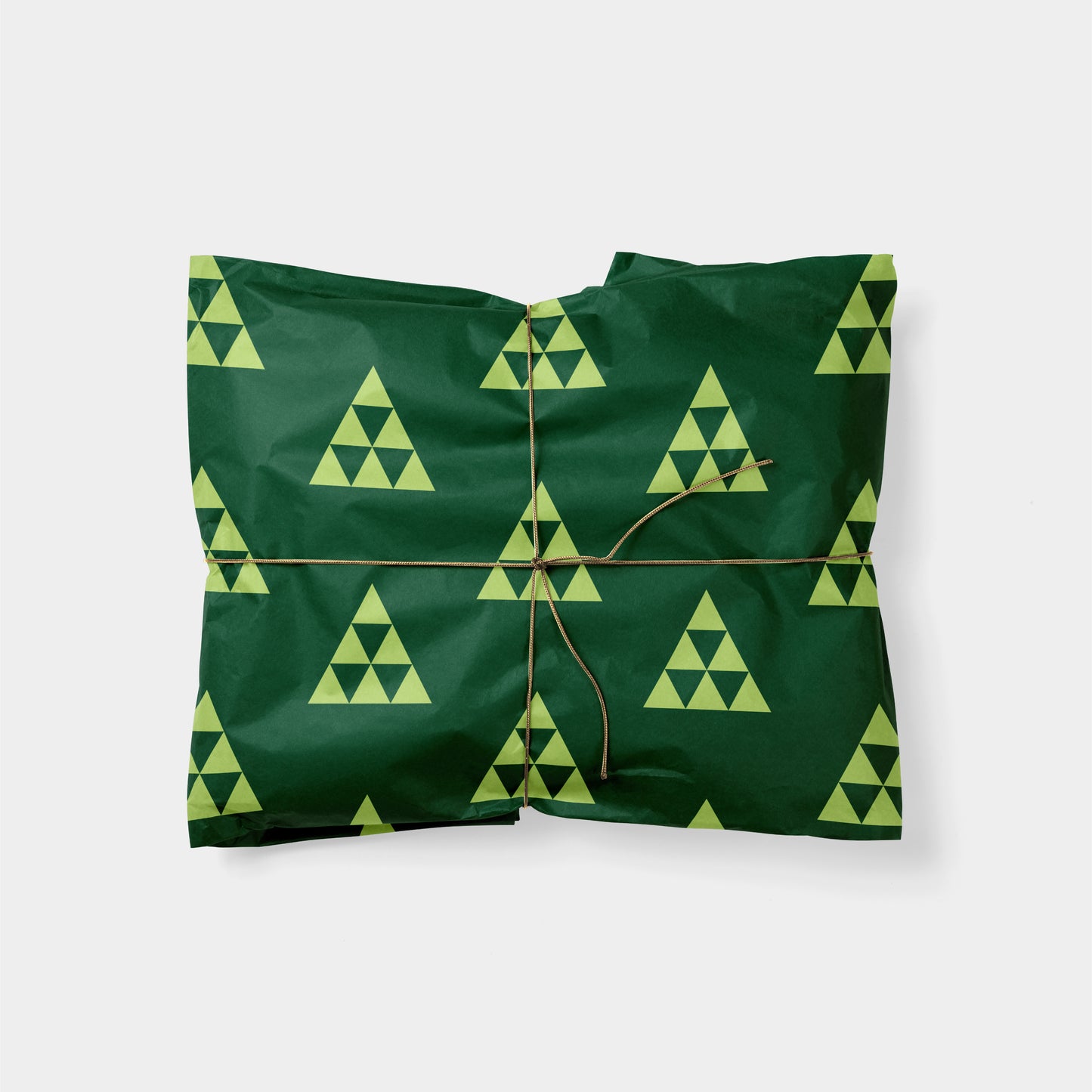 Geo Triangle Tree Holiday Gift Wrap