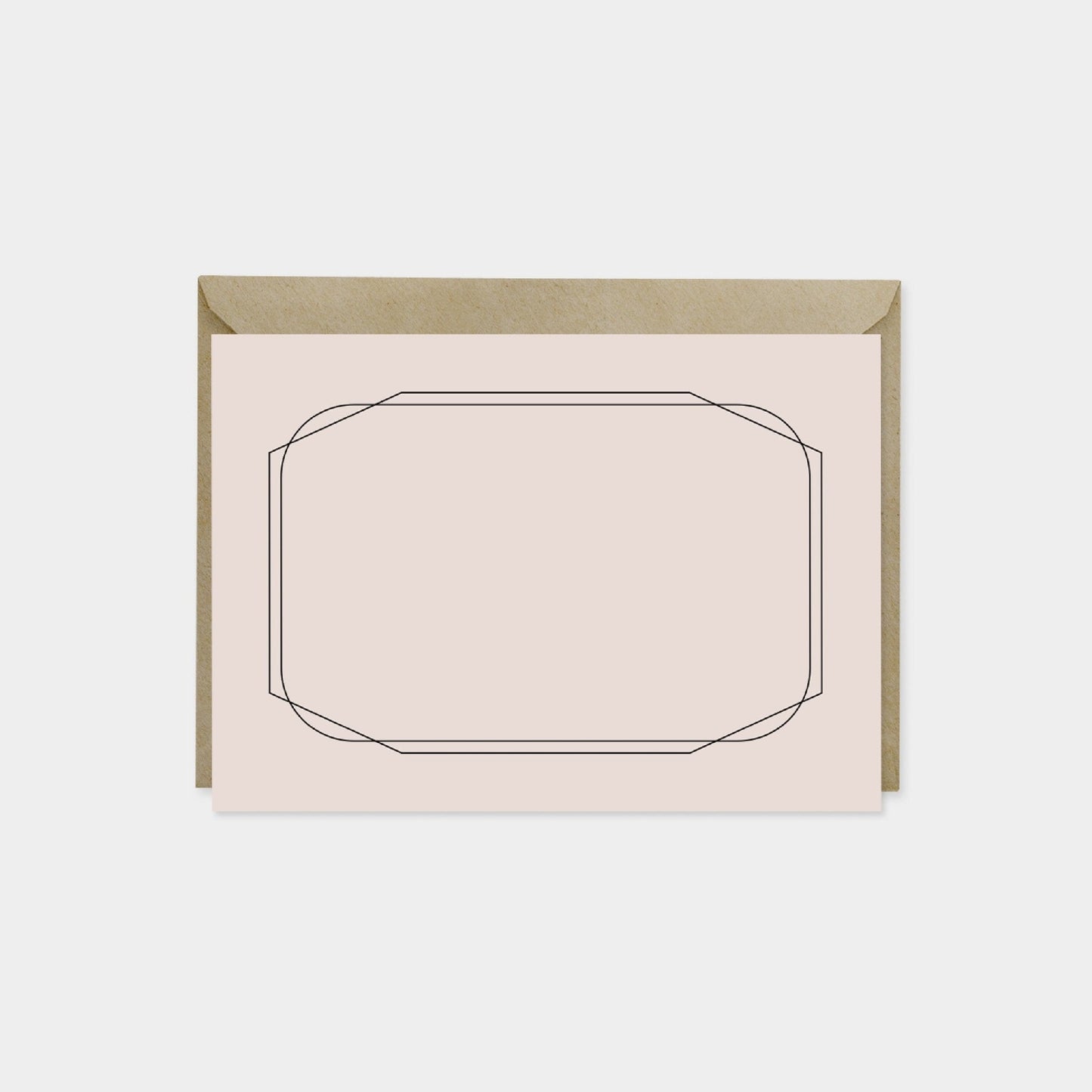 Geowire Border Note Cards, Rounded-Greeting & Note Cards-The Design Craft