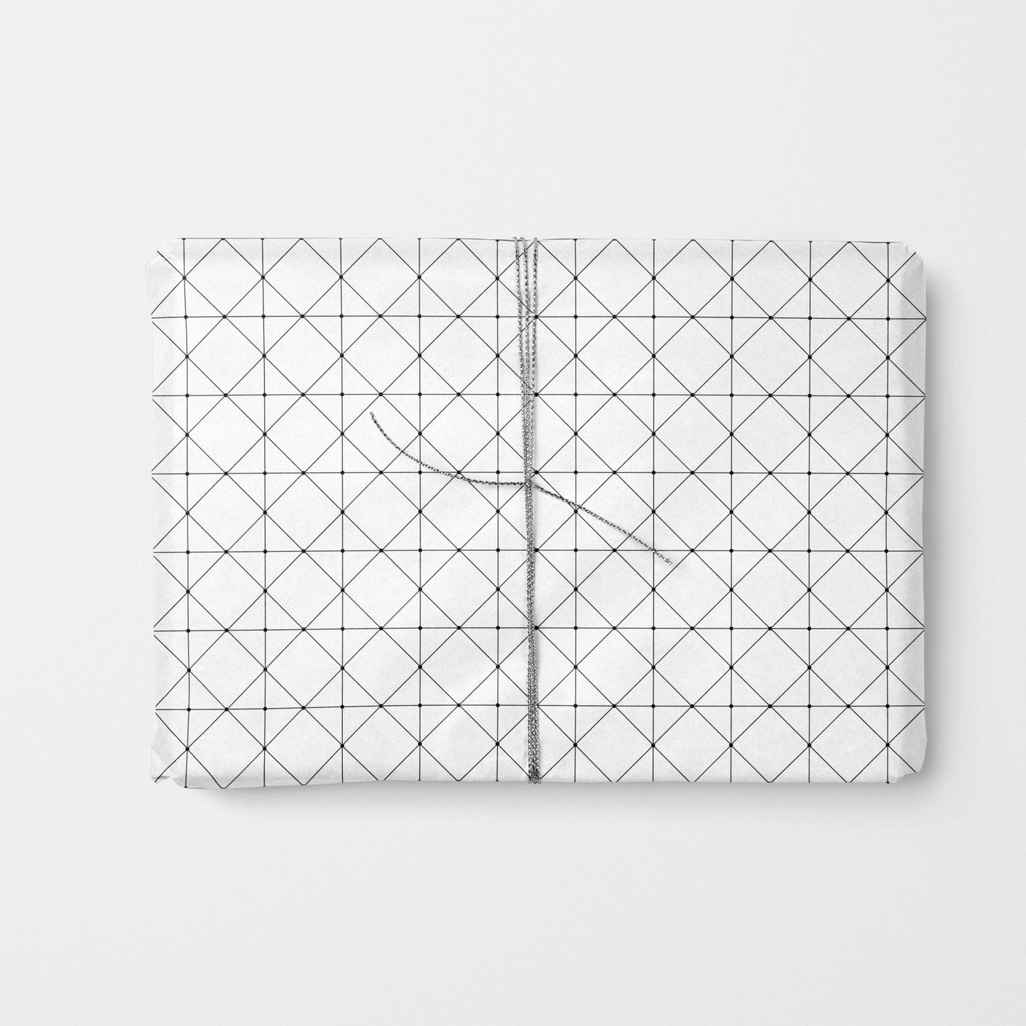 Geowire Dot Grid Wrapping Paper-Gift Wrapping-The Design Craft