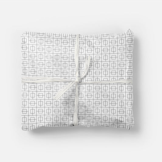 Geowire Wrapping Paper Sheets-Gift Wrapping-The Design Craft