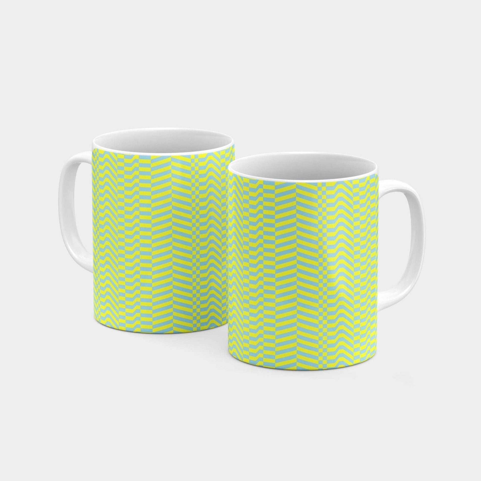 Glitch Op Art 11oz Mug II-The Design Craft