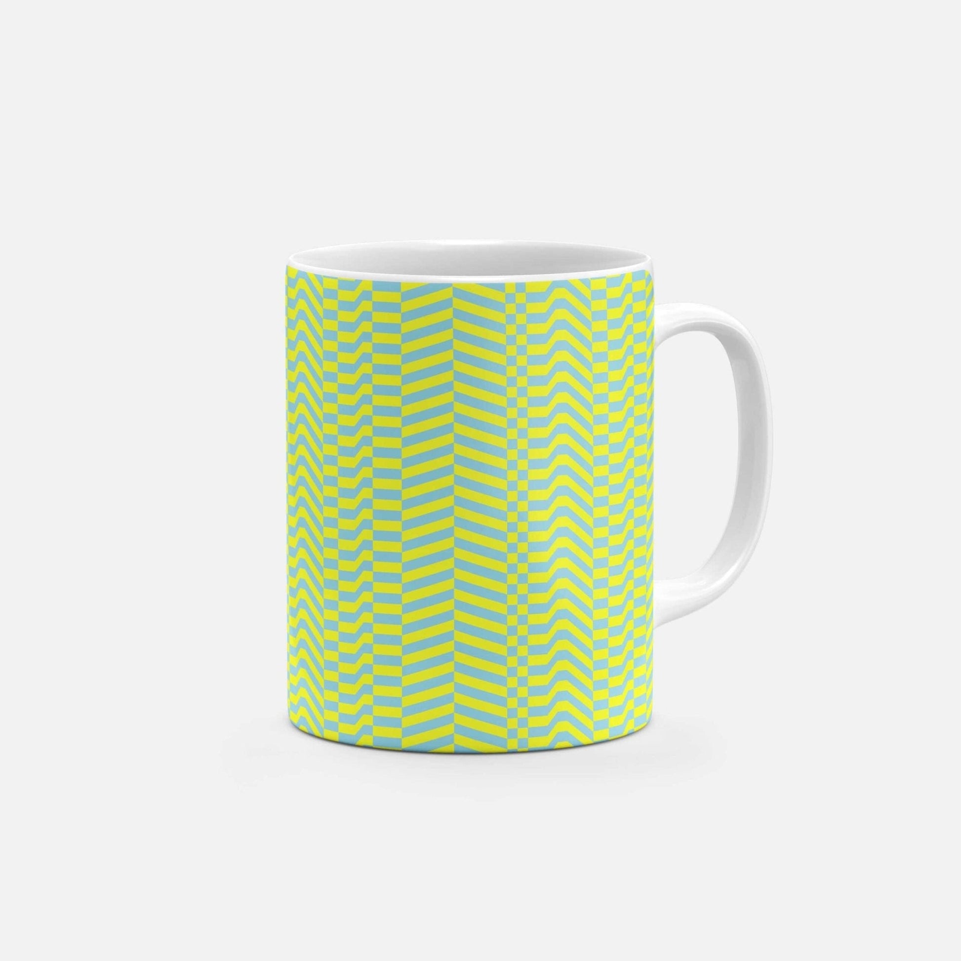 Glitch Op Art 11oz Mug II-The Design Craft