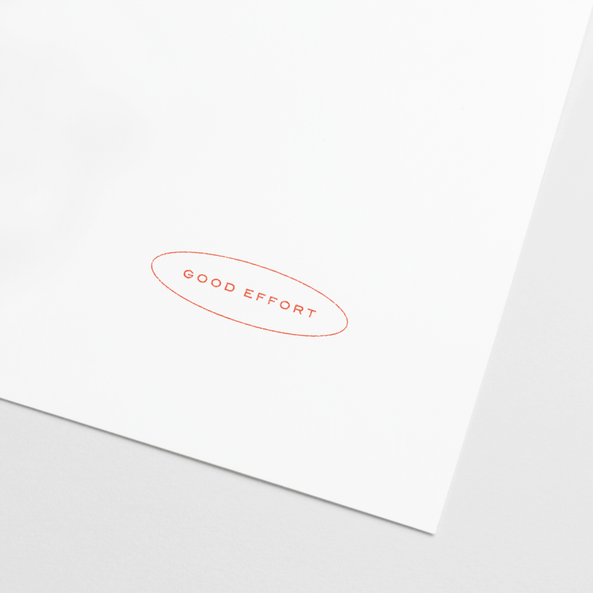 "Good Effort" Teacher Stamp