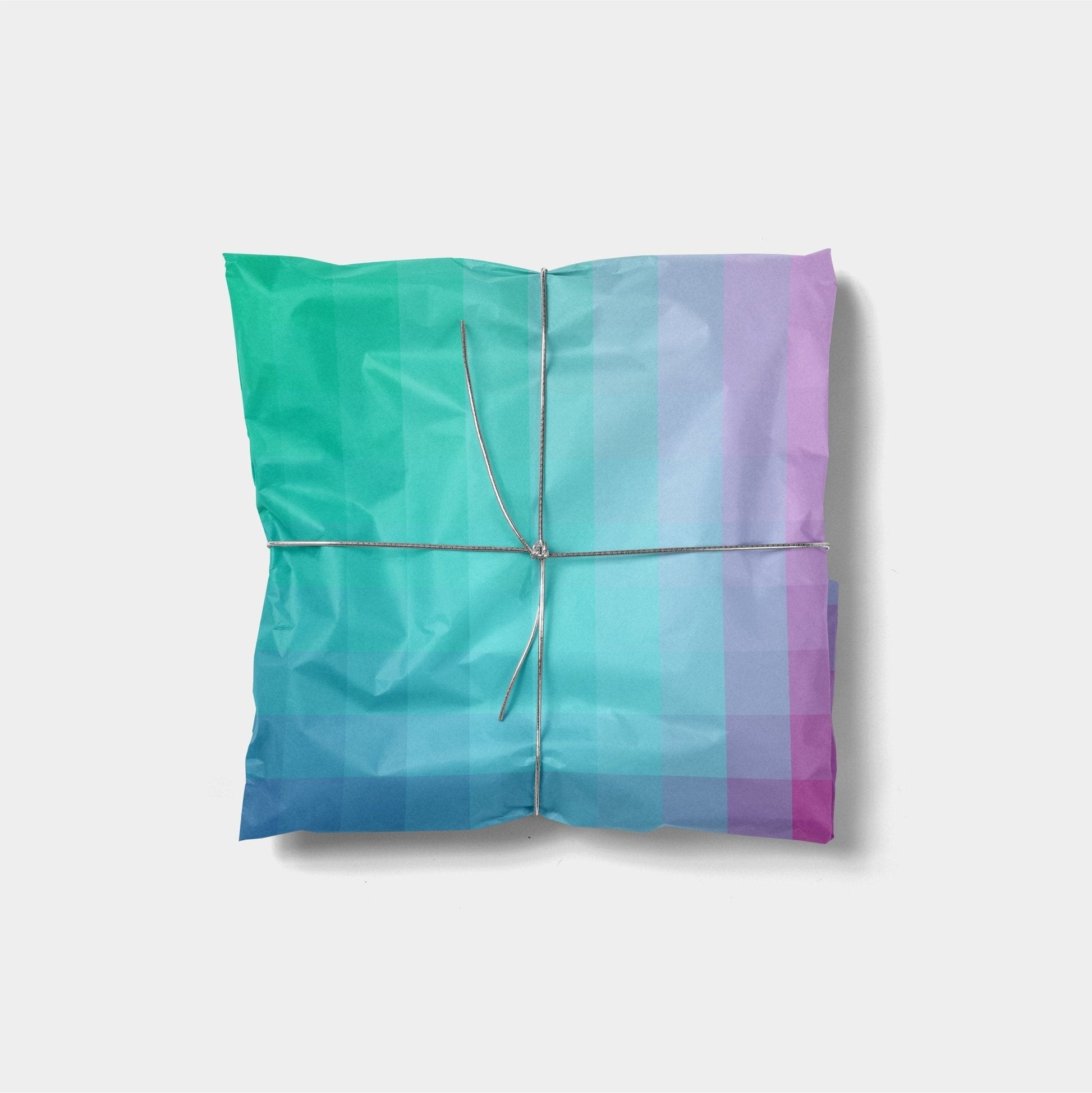 Gradient Blocks Gift Wrap-Gift Wrapping-The Design Craft