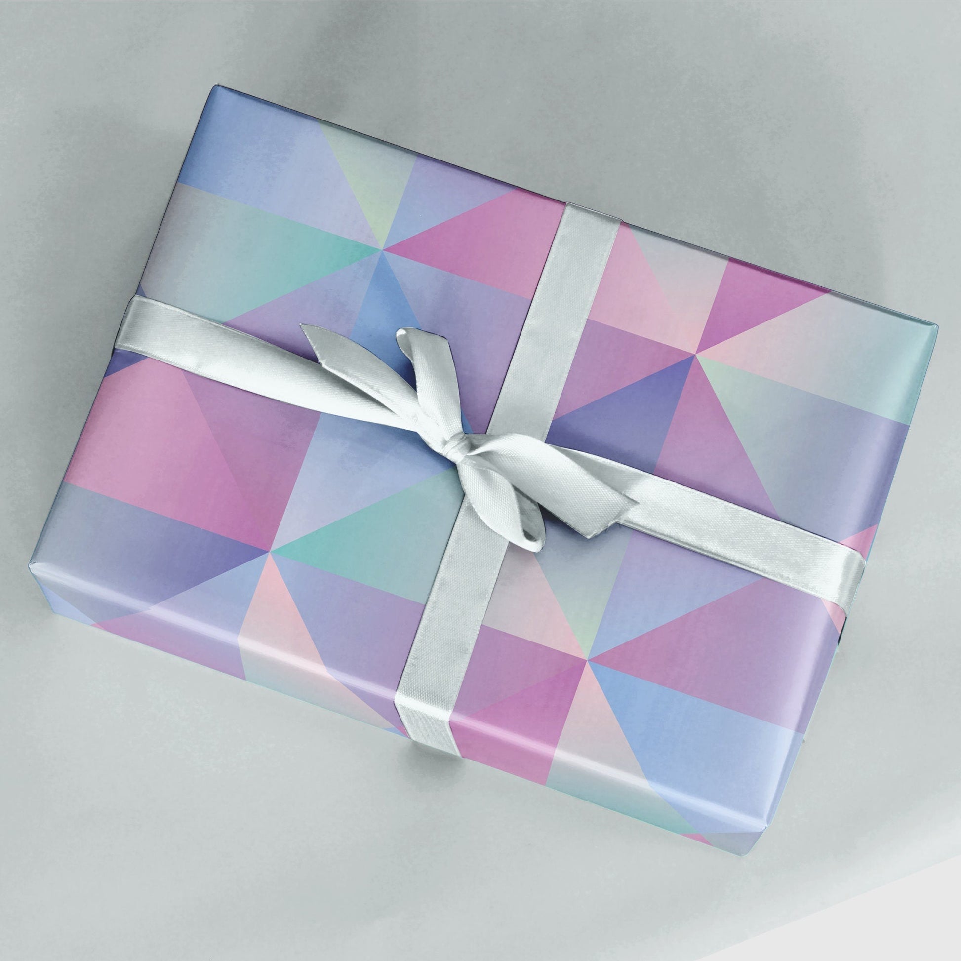 Gradient Geo Gift Wrap-Gift Wrapping-The Design Craft