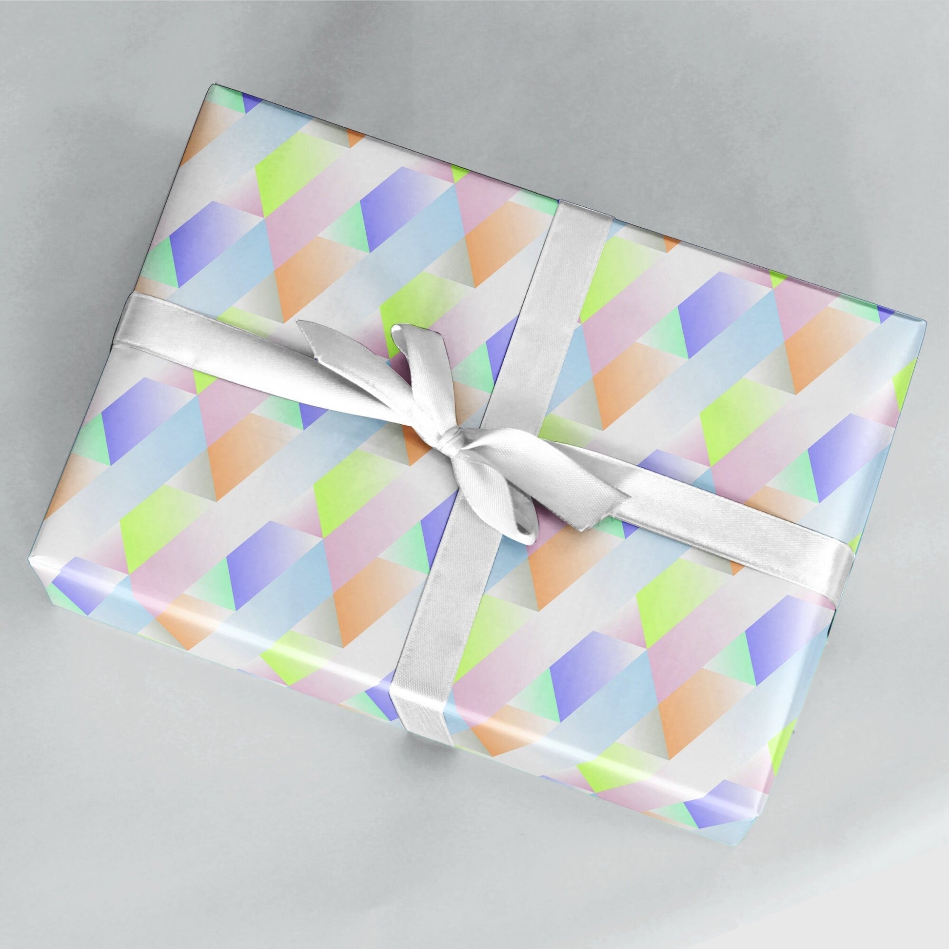 Gradient Geo Gift Wrap-Gift Wrapping-The Design Craft