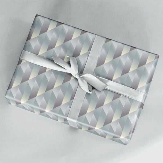 Gradient Geo Gift Wrap-Gift Wrapping-The Design Craft