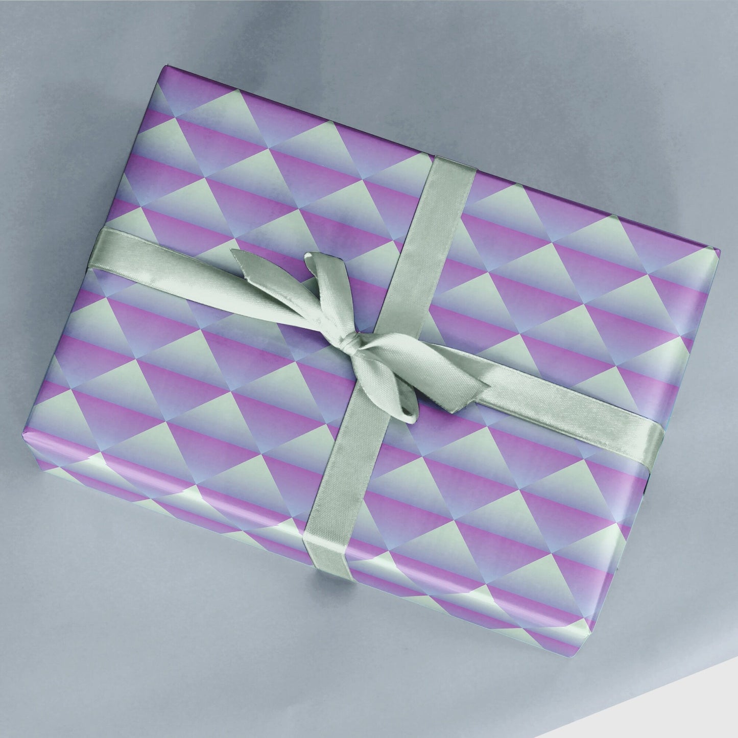 Gradient Geo Gift Wrap-Gift Wrapping-The Design Craft