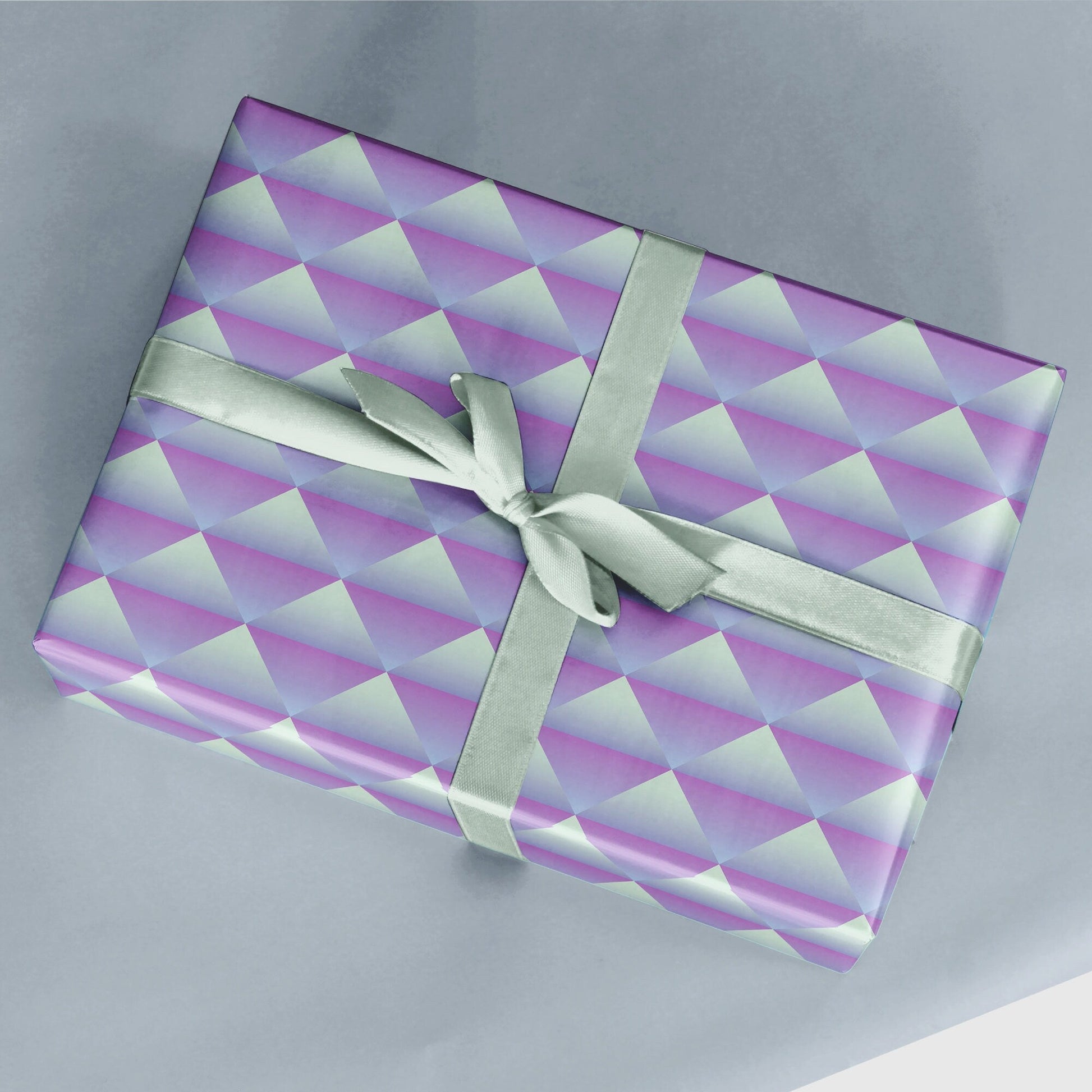 Gradient Geo Gift Wrap-Gift Wrapping-The Design Craft