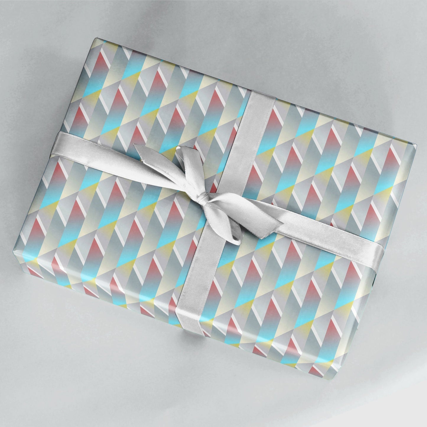 Gradient Geo Gift Wrap-Gift Wrapping-The Design Craft