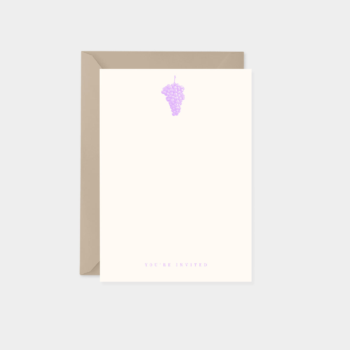 Grapes Botanical Invitation Cards II-Greeting & Note Cards-The Design Craft