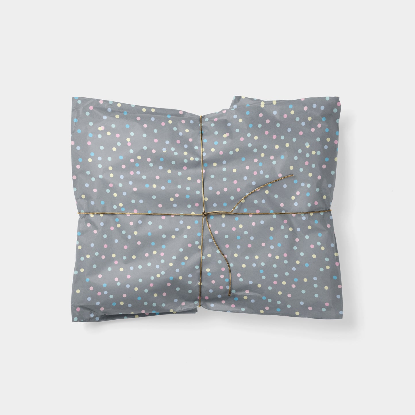 Gray Confetti Gift Wrap II