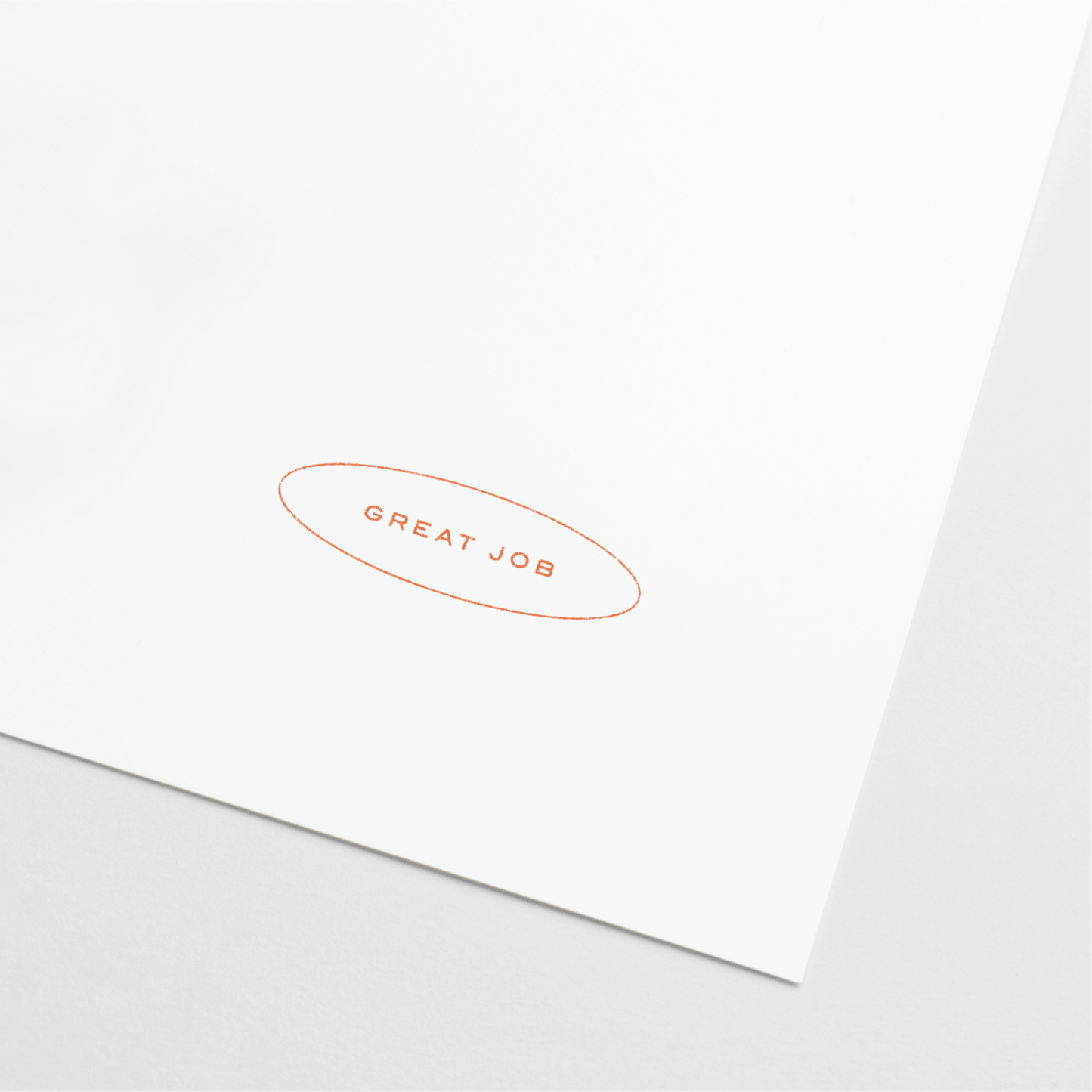 "Great Job" Teacher Stamp