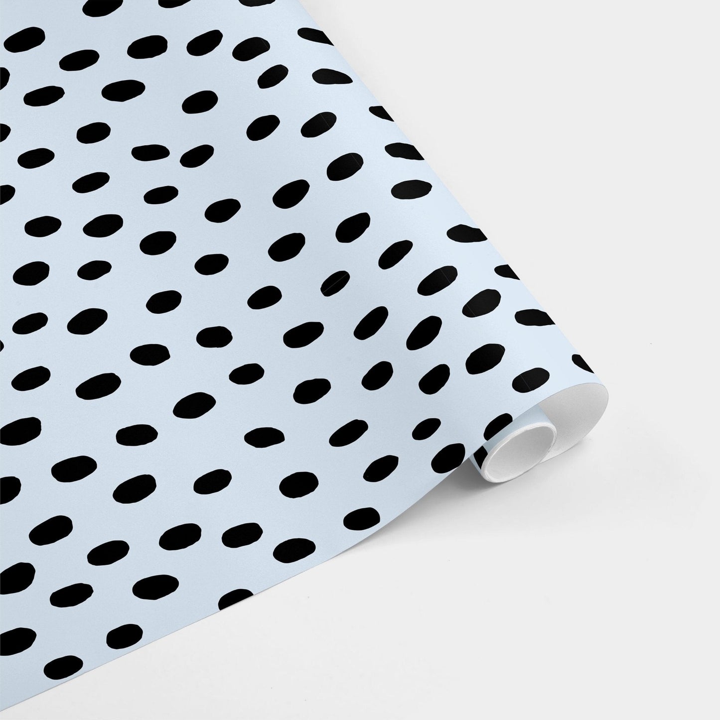 Handdrawn Polka Dots Gift Wrap-Gift Wrapping-The Design Craft