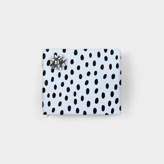Handdrawn Polka Dots Gift Wrap-Gift Wrapping-The Design Craft